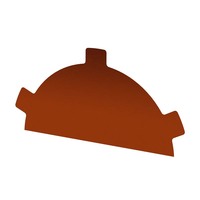 Заглушка конька круглого конусная (AGNETA-03-Copper\Copper-0.5)