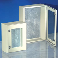 Шкаф 600x600x250мм, IP55 с прозрачной дверью навесной серии CE